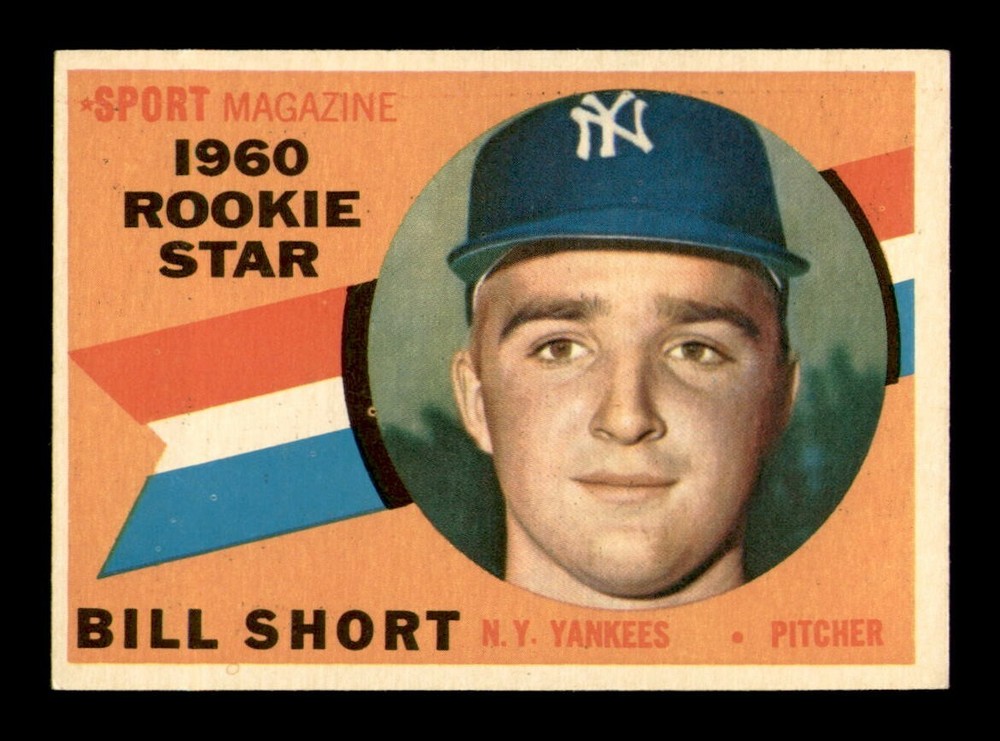 1960 Topps #142 Bill Short EX-MINT Baseball Card from Set Break by OBGcards