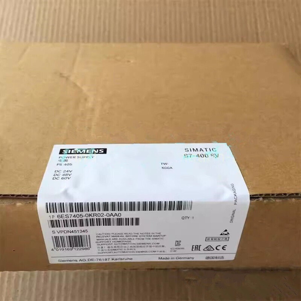 6ES7 405-0KR02-0AA0 SIEMENS 6ES7405-0KR02-0AA0 S7-400 Power Supply PS405