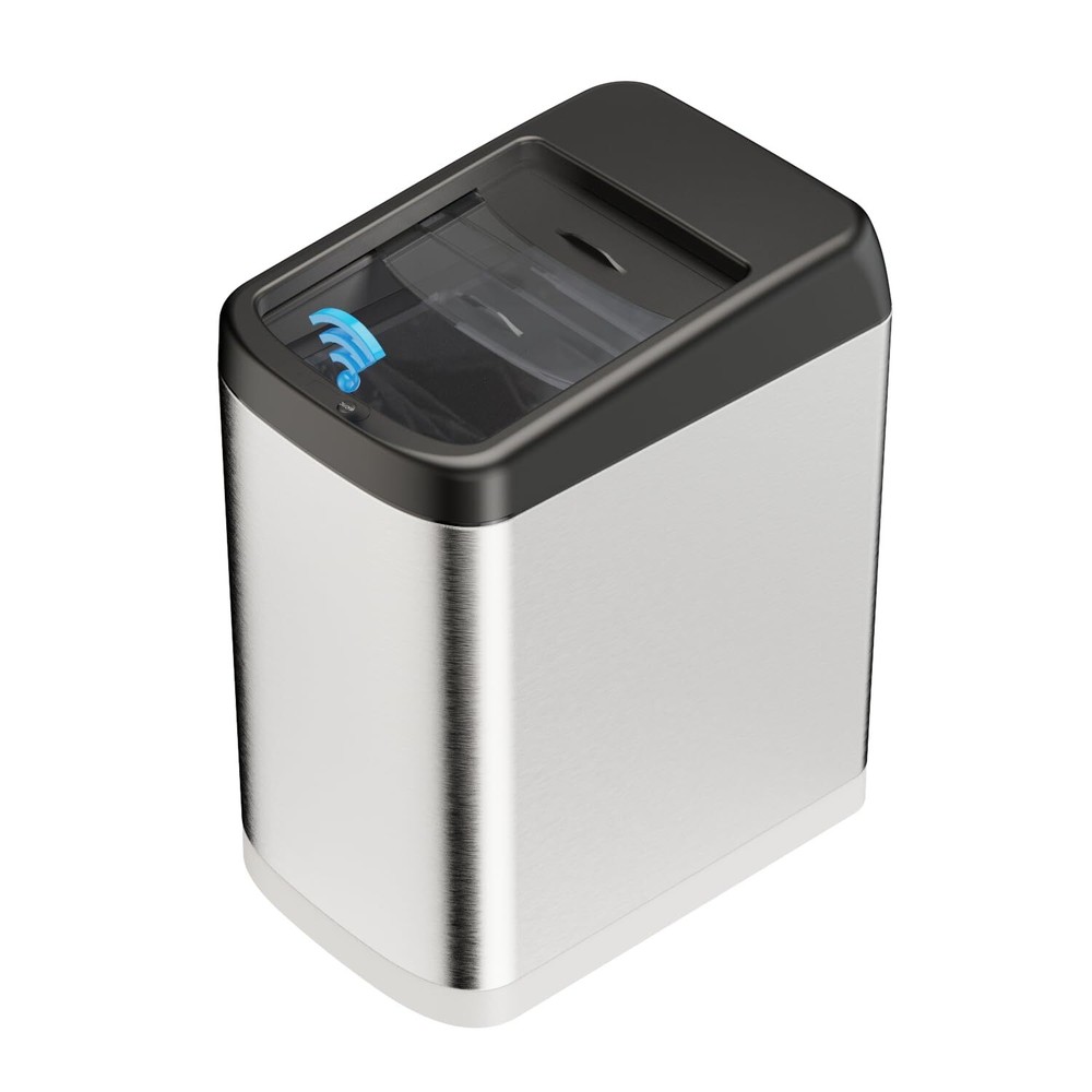 30 Liter 8 Gallon Touchless Rectangular Automatic Motion Sensor Trash Can for...