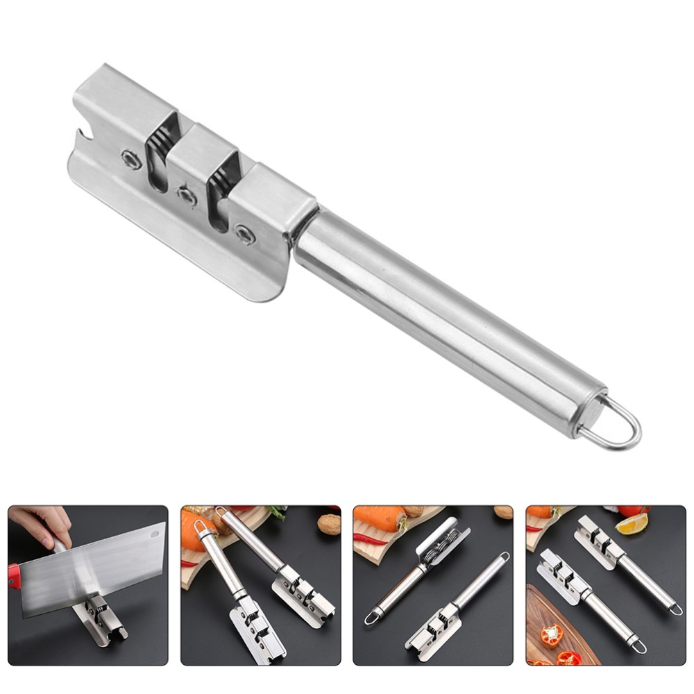 Stainless Steel Desktop Knife Sharpener for Easy Home Use