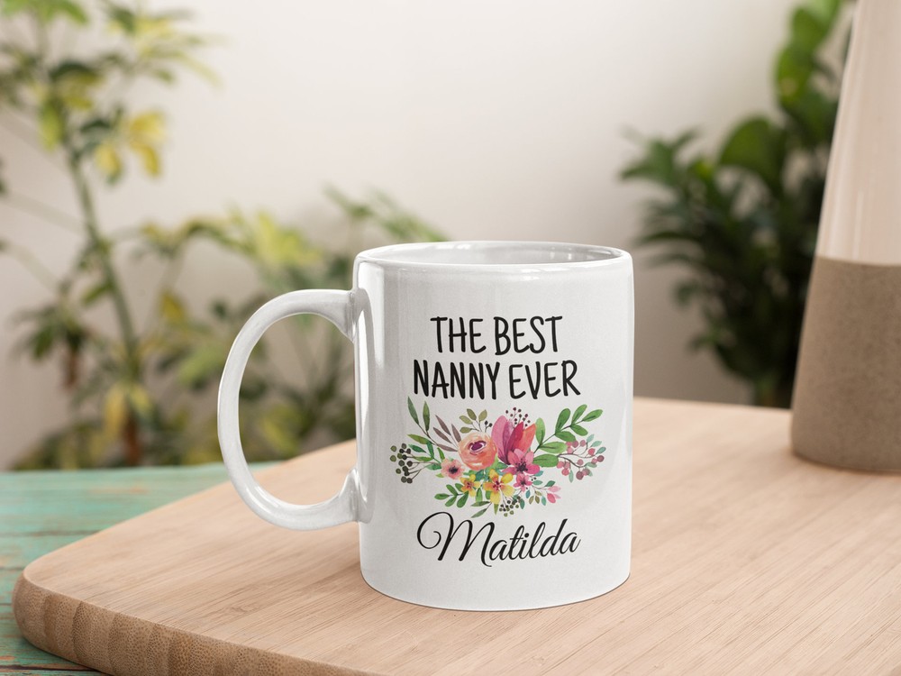 Personalized Nanny Mug  Personalized Nanny Gift  Custom Nanny Mug Nanny
