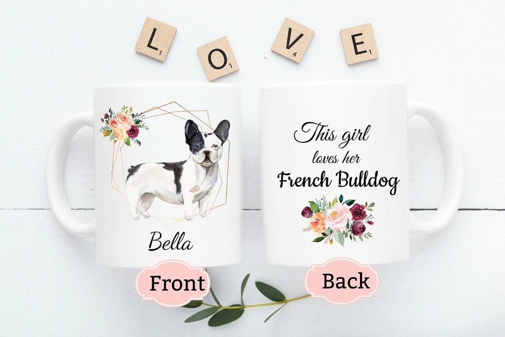 Personalized French Bulldog Mug Personalized Pet Mug Pet Mug Custom Pet Portrait