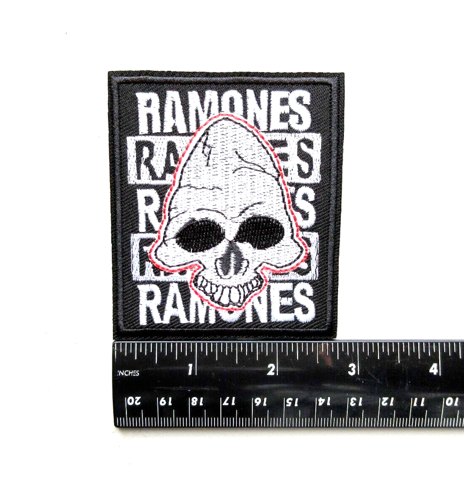 🔥RAMONES PUNK ROCK BAND BATTLE VEST JACKET MUSIC EMBROIDERED IRON ON PATCH