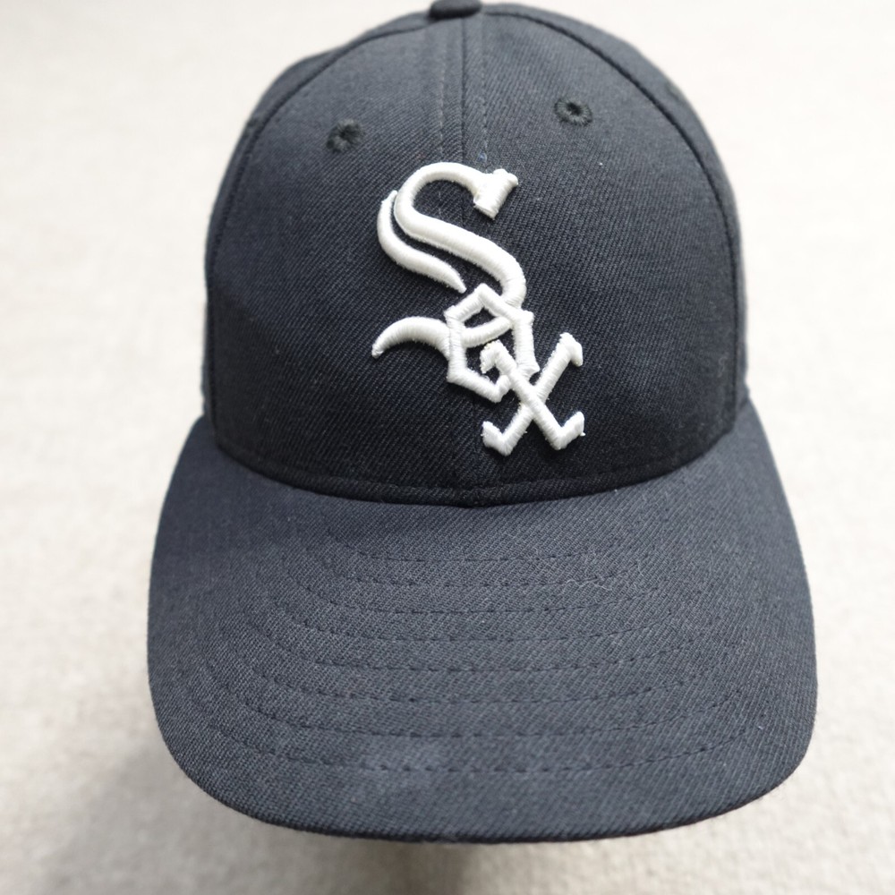 Vintage White Sox Hat 7 3/4 Blue New Era 100% Wool Diamond Collection