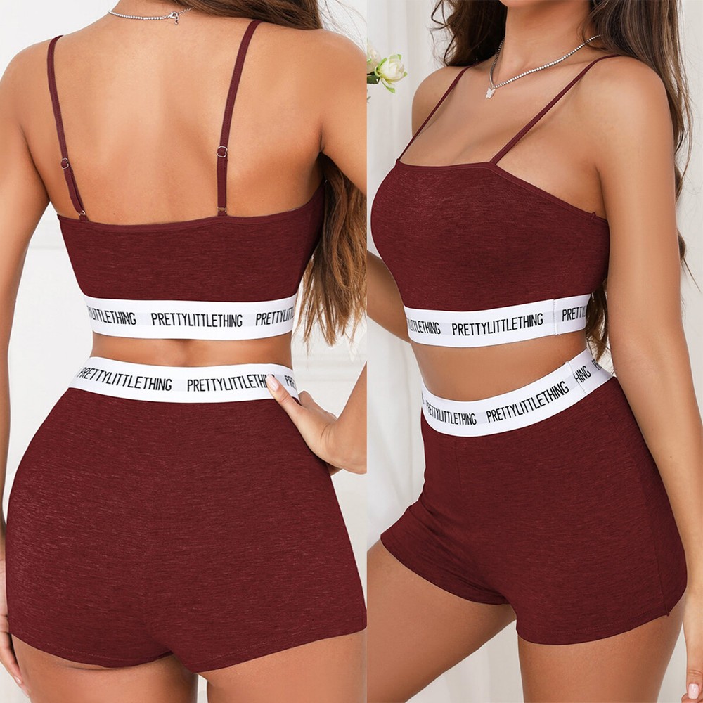 Women's Soft 2-Piece Sleepwear Set - Camisole & PJ Shorts for Comfortable Nightwear