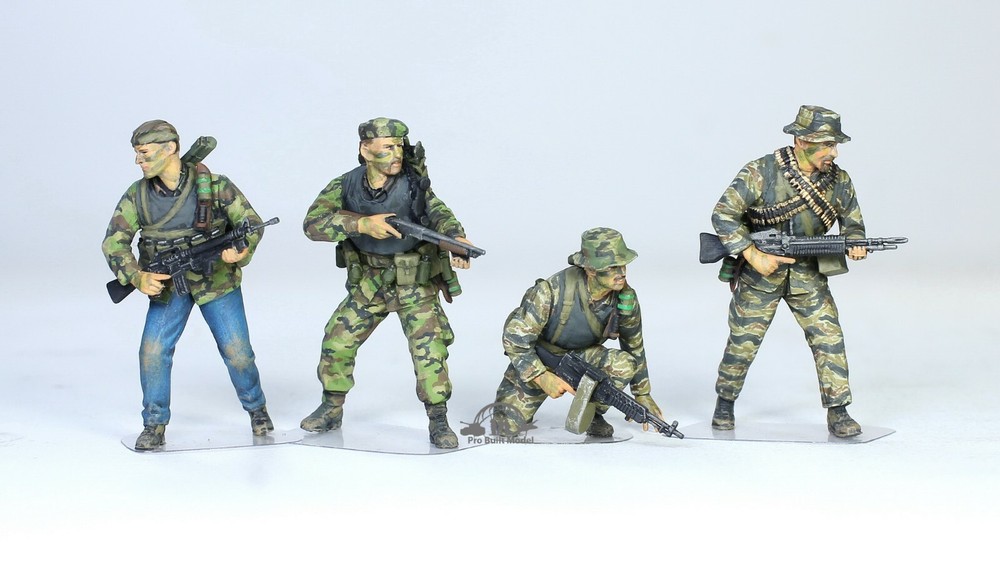 PreSale Set 04 ProPainted 1:35 Figures US Navy Seal team Vietnam war-image