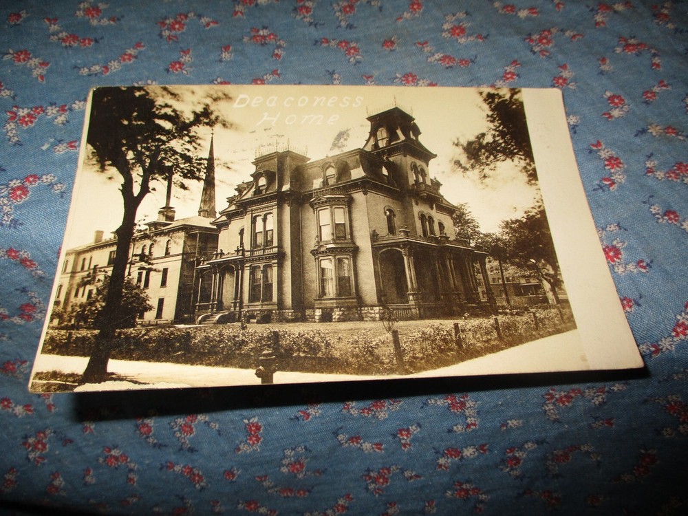 Old Postcard  RPPC 1911 St. Paul Minn  Deaconess Home   Home of Nurses'
