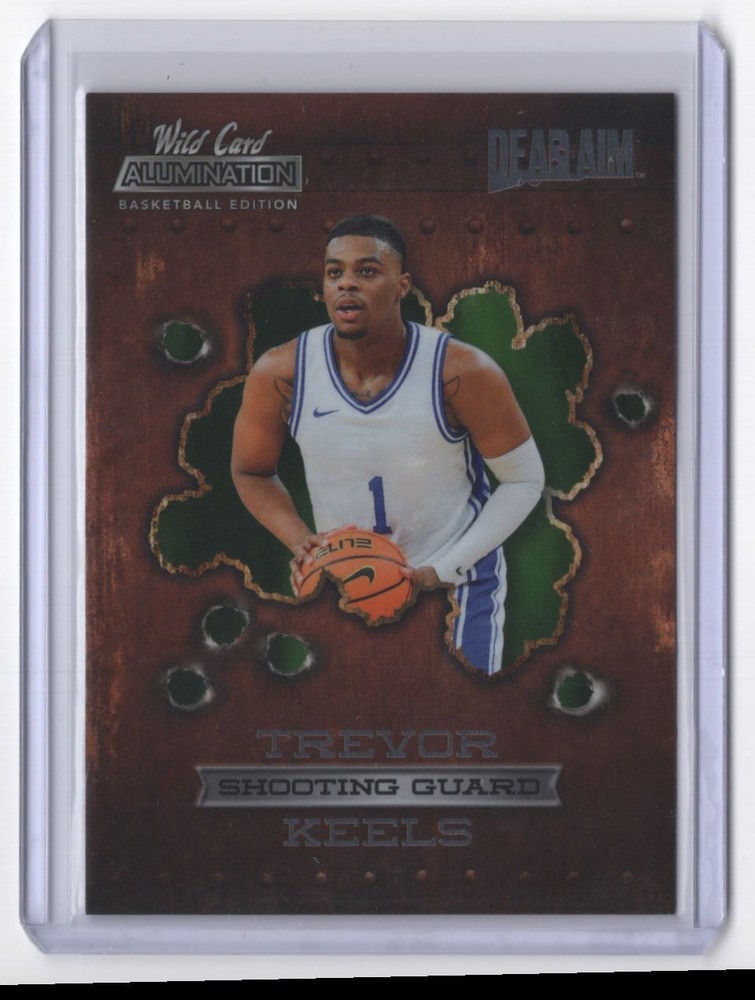2021-22 Wild Card Alumination Dead Aim Trevor Keels Duke Blue Devils #ADA-22