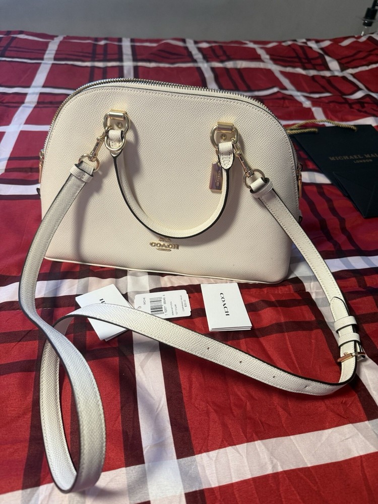 Coach Leather Crossbody Bag for Women Stylish & Compact