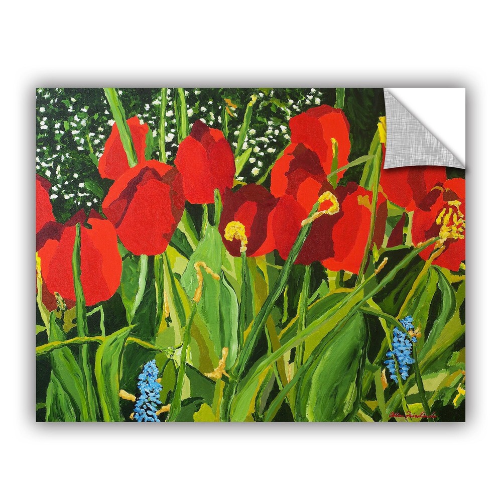 Allan Friedlander Red White and Blue ArtAppealz Small Canvas Print