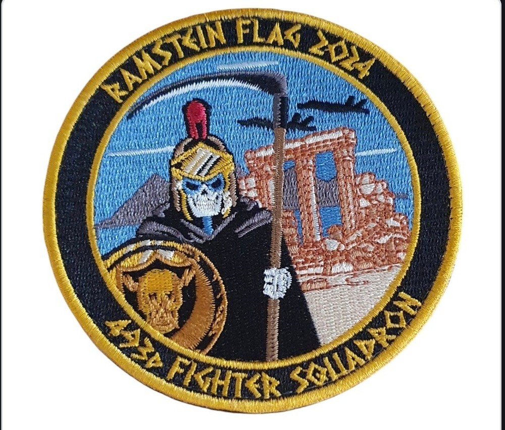 USAF AIRFORCE REAPERS  LAKENHEATH F 35  EXERCISE RAMSTEIN FLAG 2024 PATCH