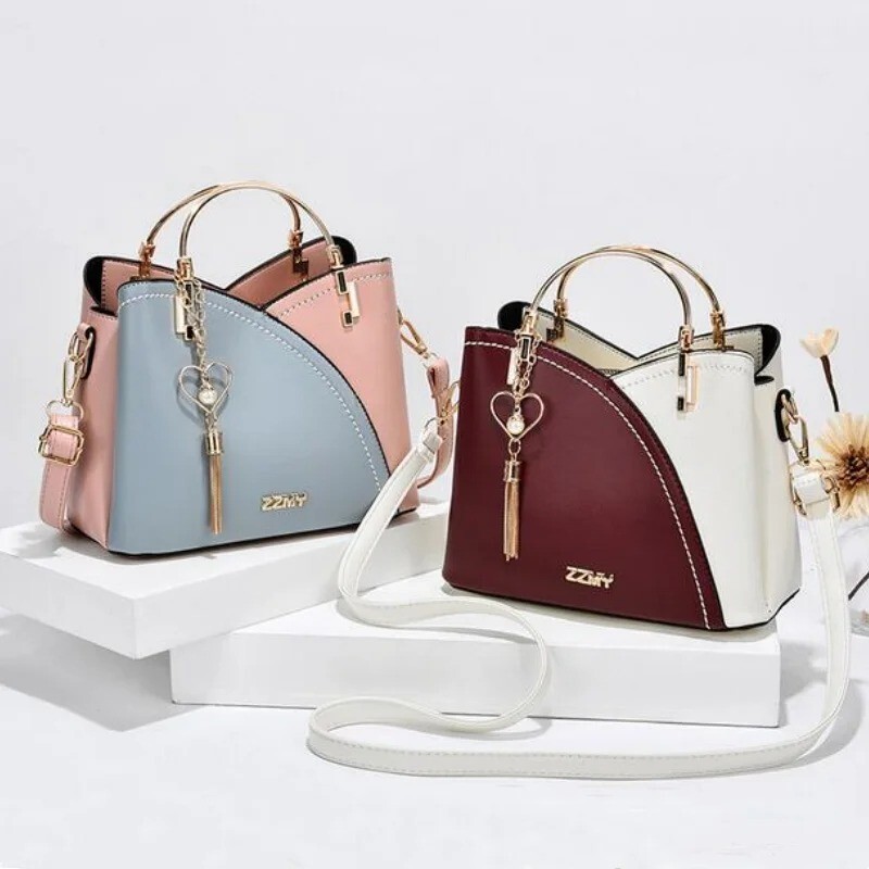 Handbags for Women - High-End PU Leather Shoulder Bag with Large Capacity