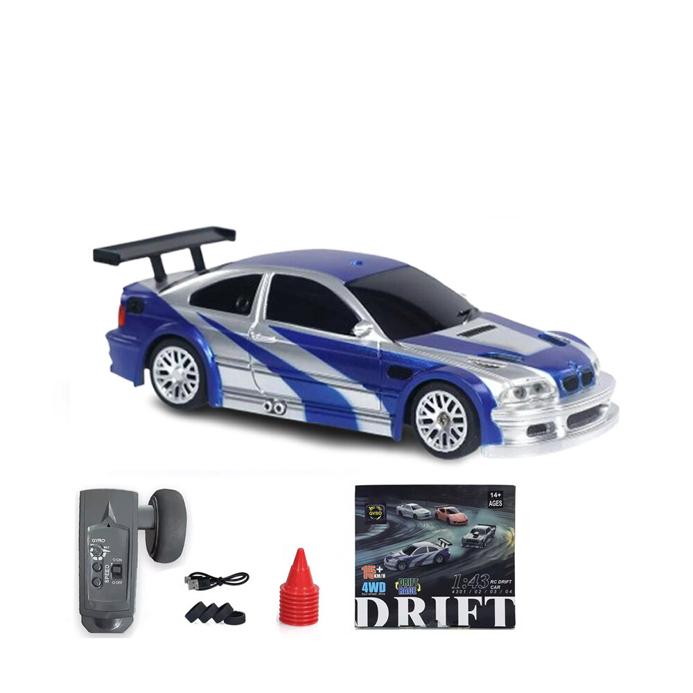 1/43 RTR RC Race Car Gyro 4*4 Fully Proportional Control Speed Mini Car Toy Gift