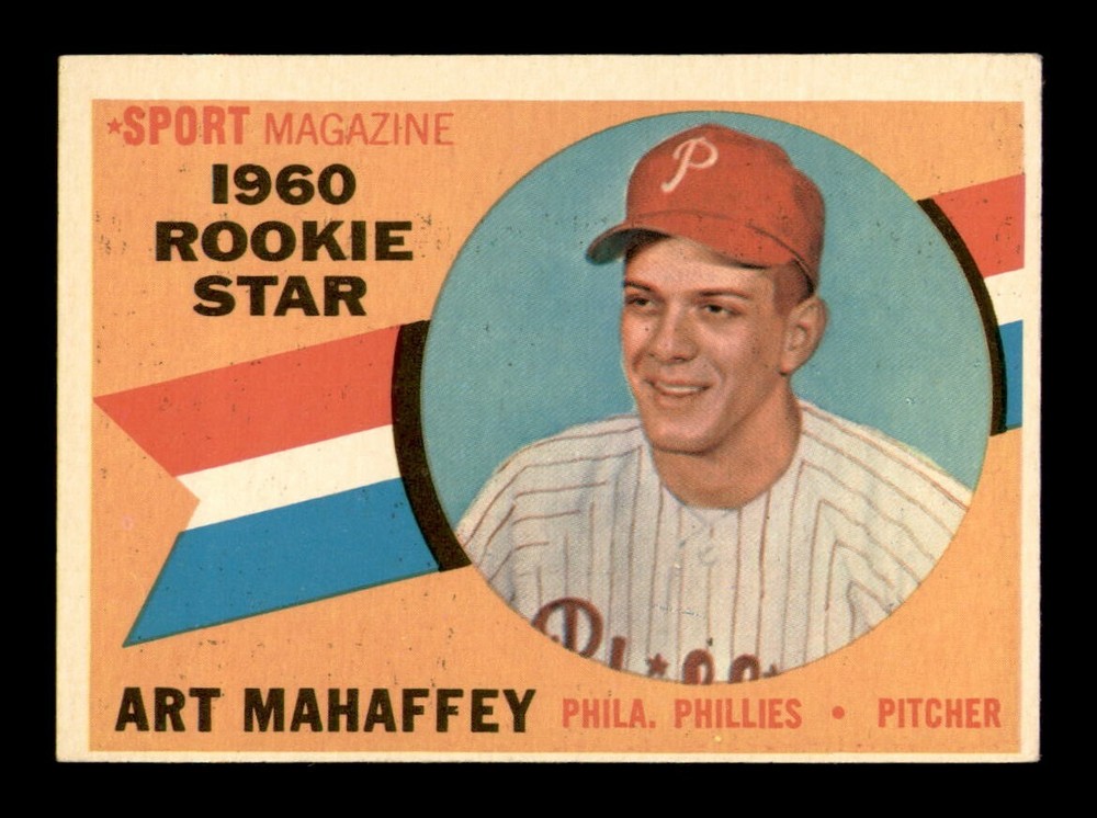 1960 Topps #138 Art Mahaffey EX-MT Baseball Card OBGcards