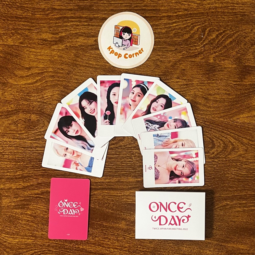 Twice ONCE DAY Japan fan meeting 2022 - Photo Card set - 10 pieces - All members-image