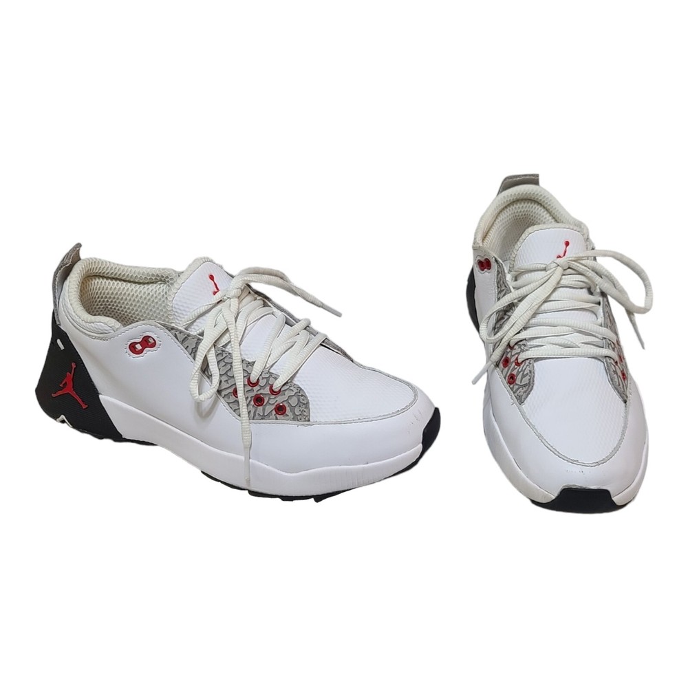 Nike Jordan ADG 2 Mens Size 7 Golf Shoes White Cement Leather CT7812-100