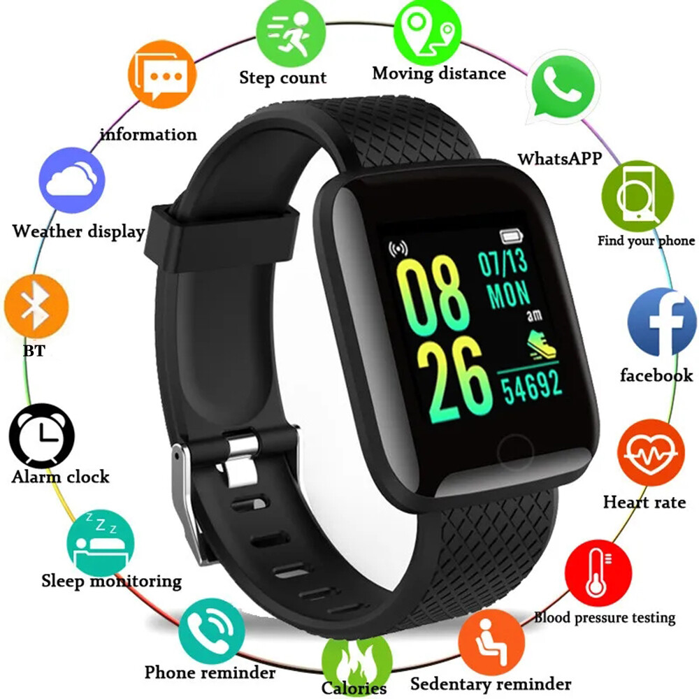 Waterproof Bluetooth Smartwatch with Heart Rate Fitness Tracker for Sports
