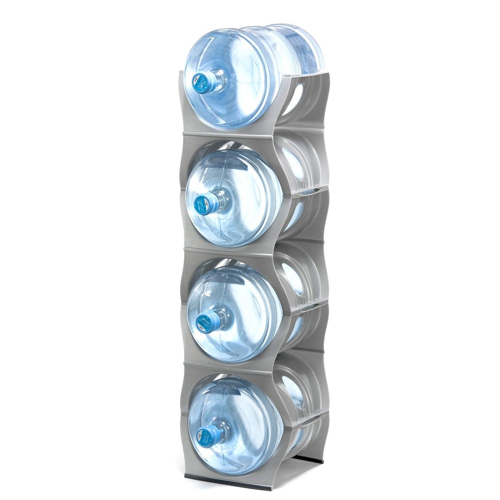Stackable Water Bottle Storage Rack Best Water Jugs 5 Gallon Organizer. Jug H...
