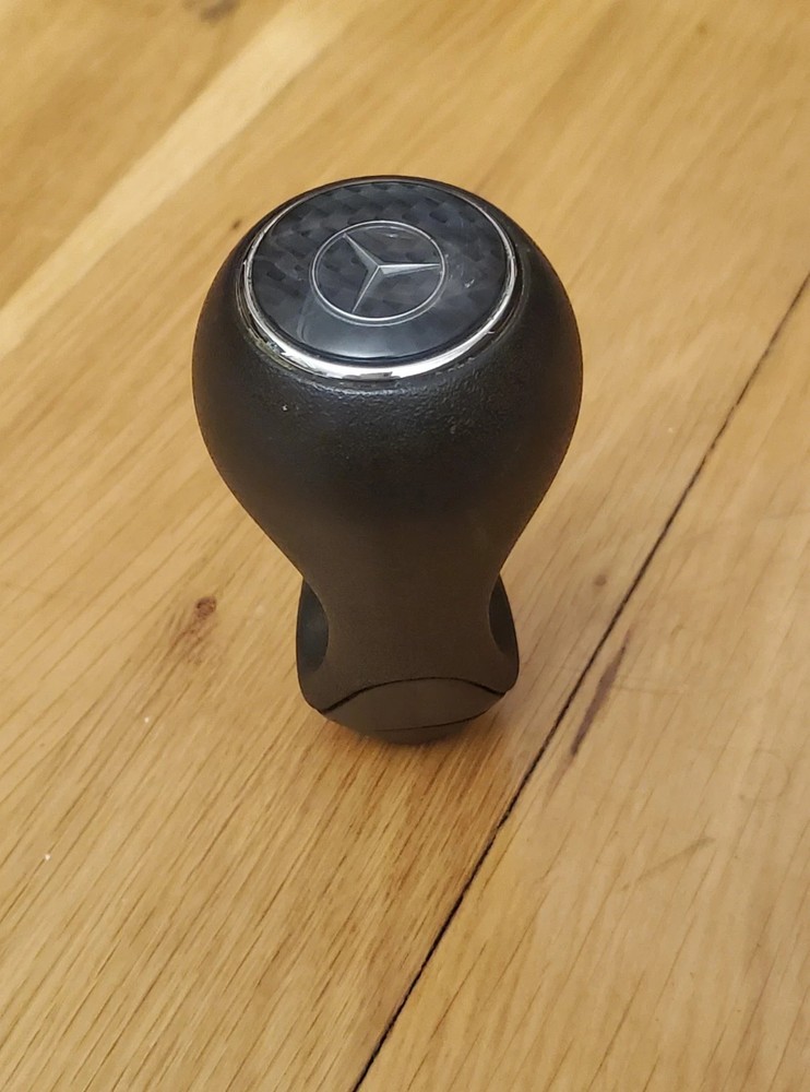 97-00 Mercedes R170 SLK230 Shift Knob Gear Shifter Black Carbon 1702670110 OEM
