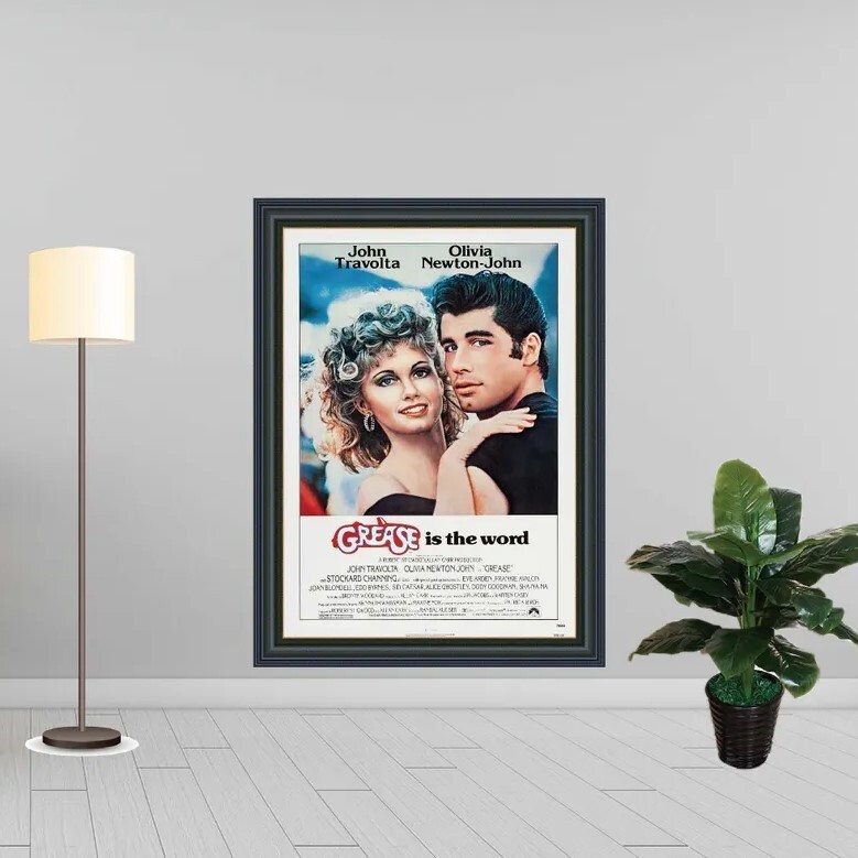 Grease 1978 Movie Art Print - Retro Home Decor - Gift for Fans