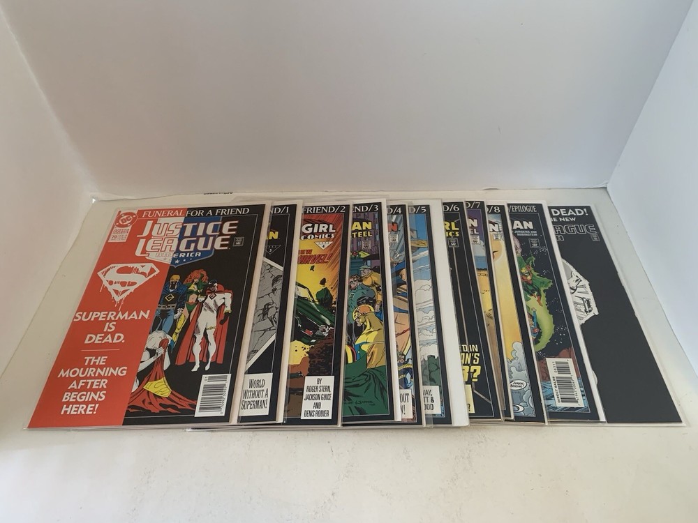 Complete Set Funeral For A Friend 11 Issues Superman Doomsday Justice League