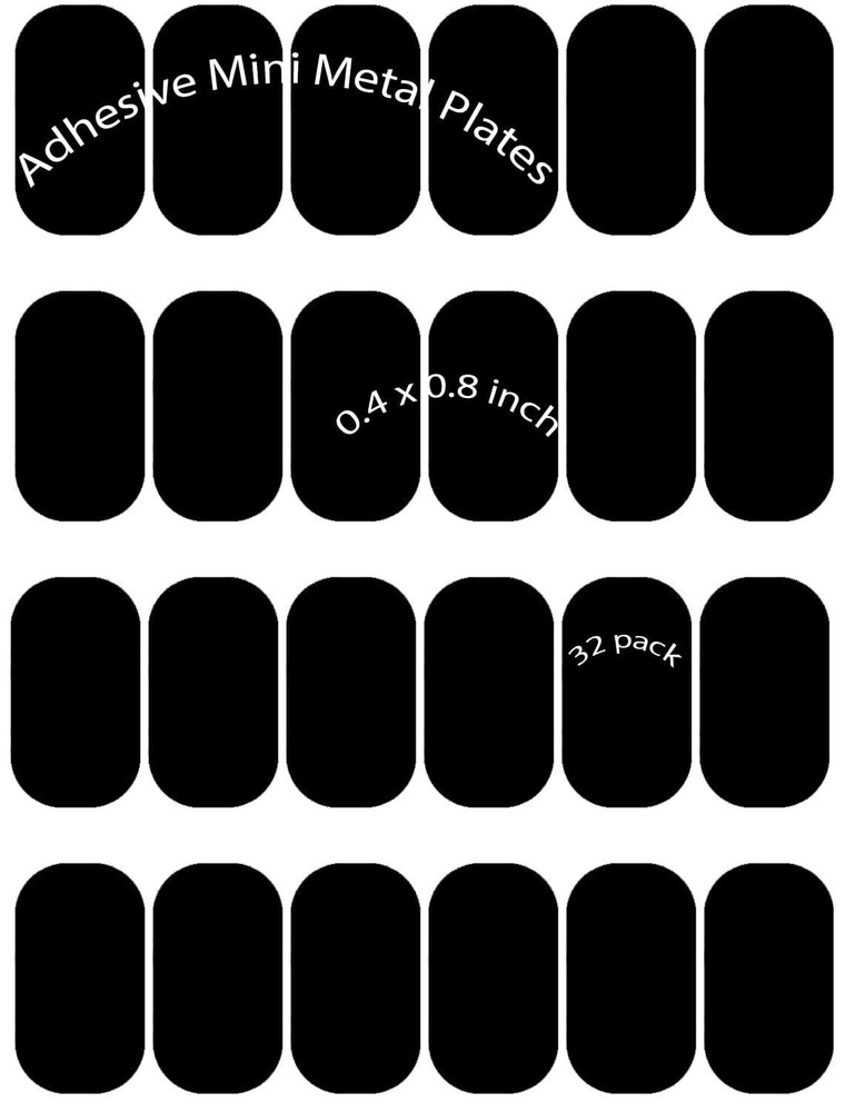 Mini Metal Plates for Magnetic Mount, Wall, Phone Holder, Case, Magnet, Craft...