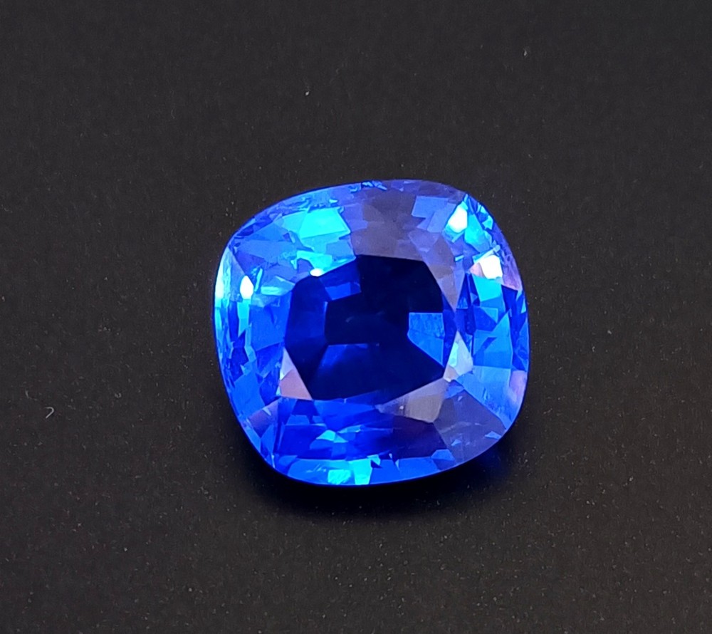 18 Ct Rare Natural Certified Ceylon Blue Sapphire Cushion Cut Loose Gemstone