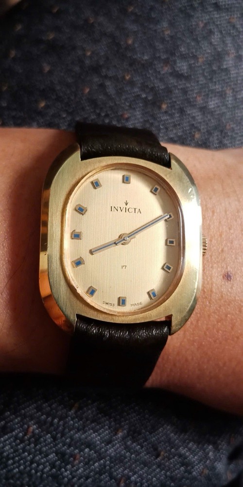 INVICTA 17jewels-Swiss Made, Manual Winding For Men Vintage Watch