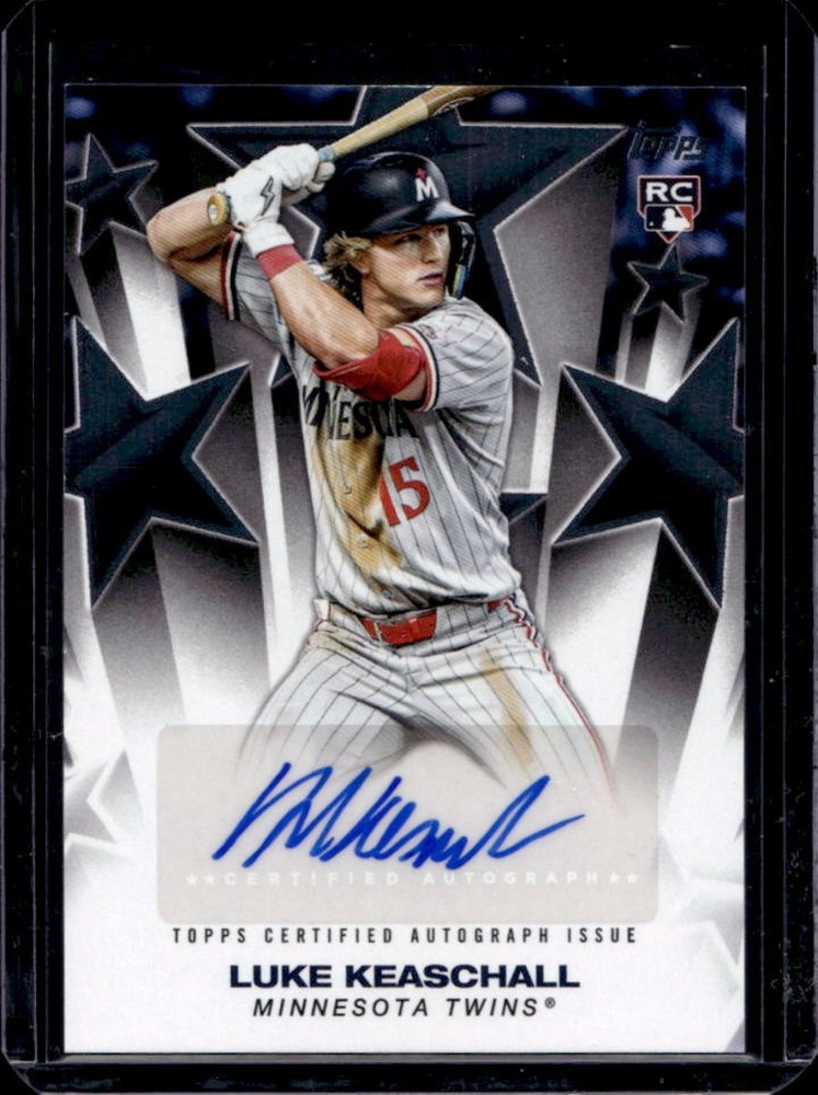 2025 Topps Update Luke Keaschall Baseball Stars Auto RC Rookie #BSAU-LK Twins