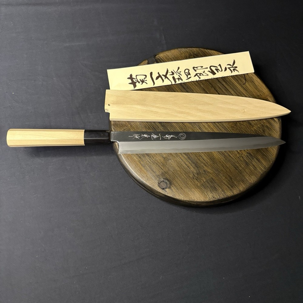 Kikuichi Japanese Chef Knife Kasumi Series Yanagi Sashimi Knife YKA24 9.5” 24cm