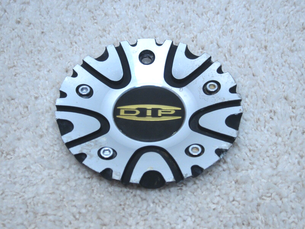 DIP  12112085F-2 CUSTOM ALLOY WHEEL BOLT ON METAL CENTER CAP #2F-10