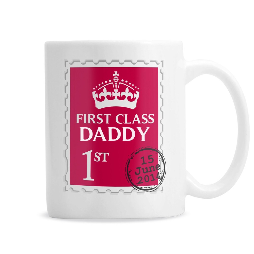 Personalised 1st Class Mug Mug For Father's Day Mother's Day Birthday