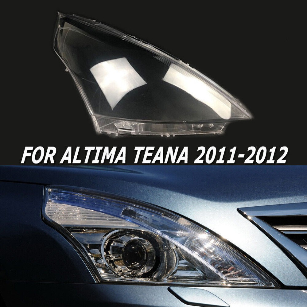 Right For Altima Teana 11-12 Replace Headlight Lens Cover Clear Lamp Shell Mask
