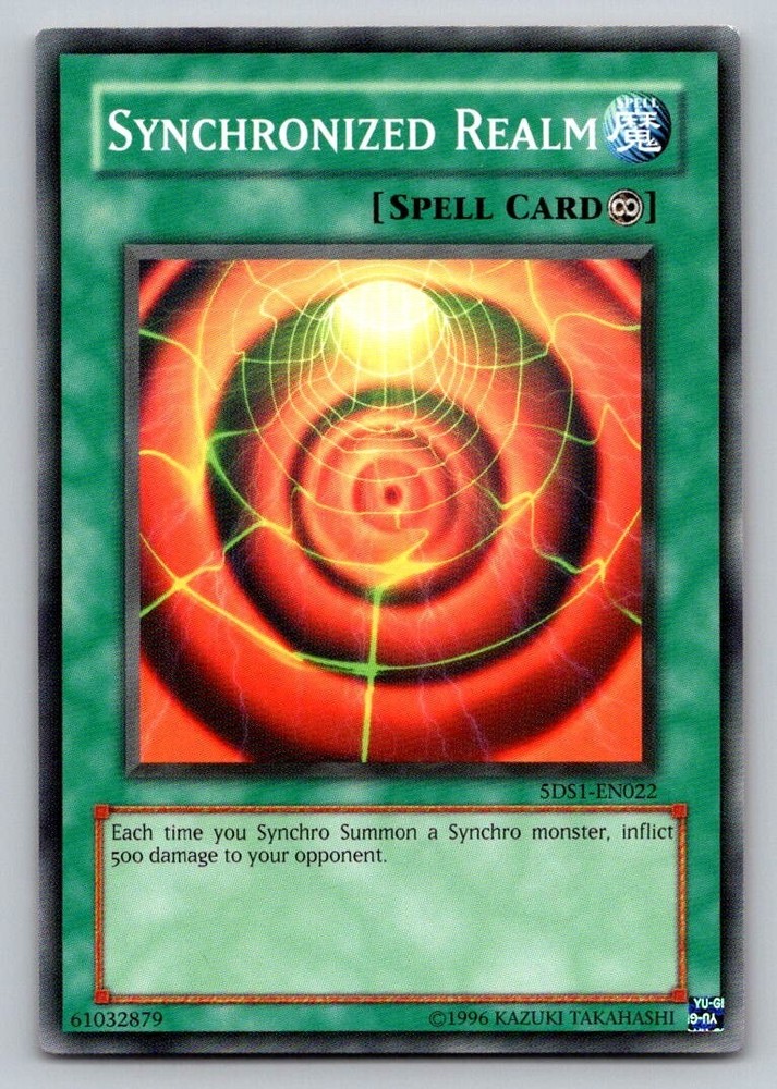 Synchronized Realm 5DS1-EN022 Yugioh Card
