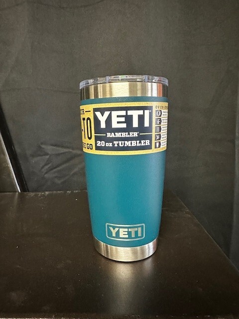 YETI Rambler 20 oz. Tumbler w/MagSlider Lid -Agave Teal