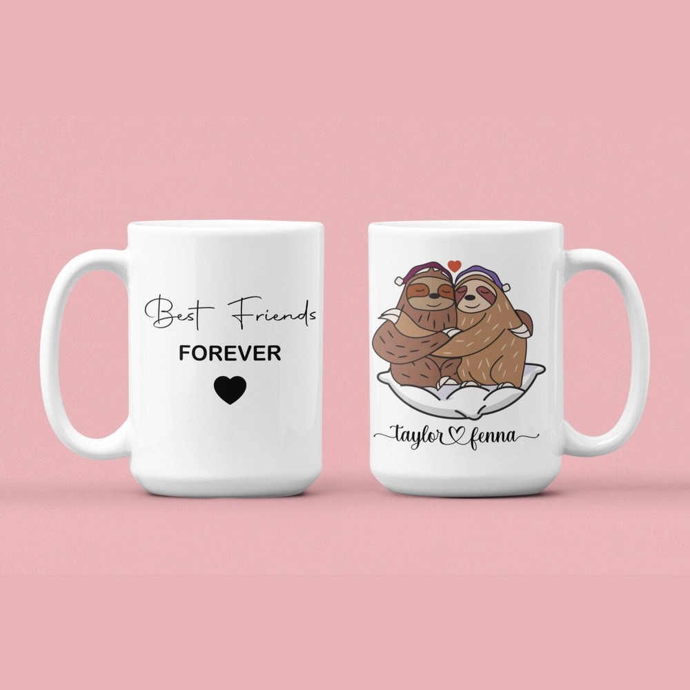 Personalized Best Friend Gifts Best Friend Forever Mug Funny Valentine's Day Mug