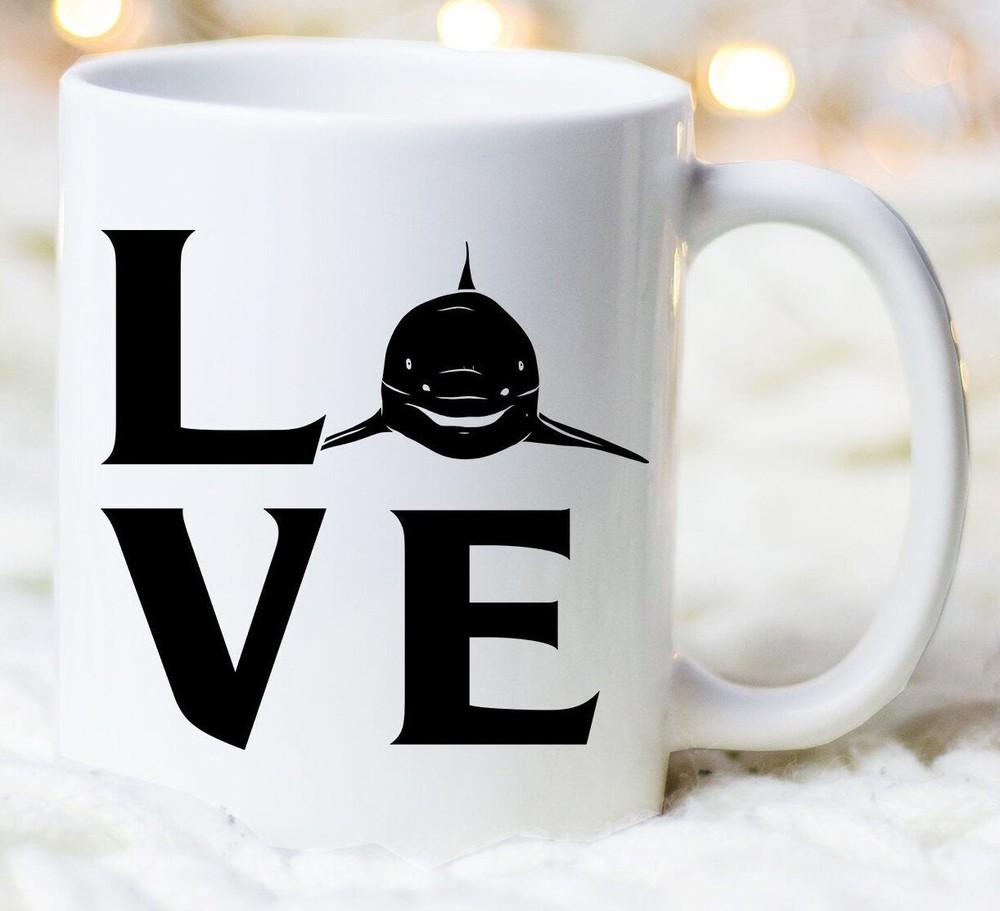 Extinction Animals Shark Love Mug Shark Mug Shark Gift Shark Lover Gift Save The