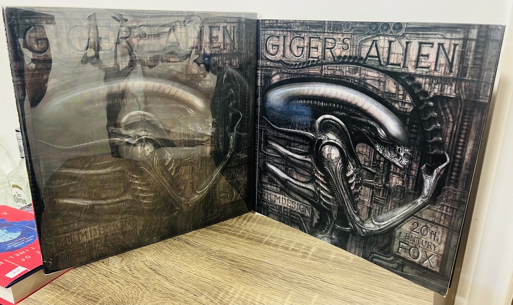 GIGER'S ALIEN : FILM DESIGN by HR Giger US HB 3rd! US SC 1st Printing! BOTH bks!