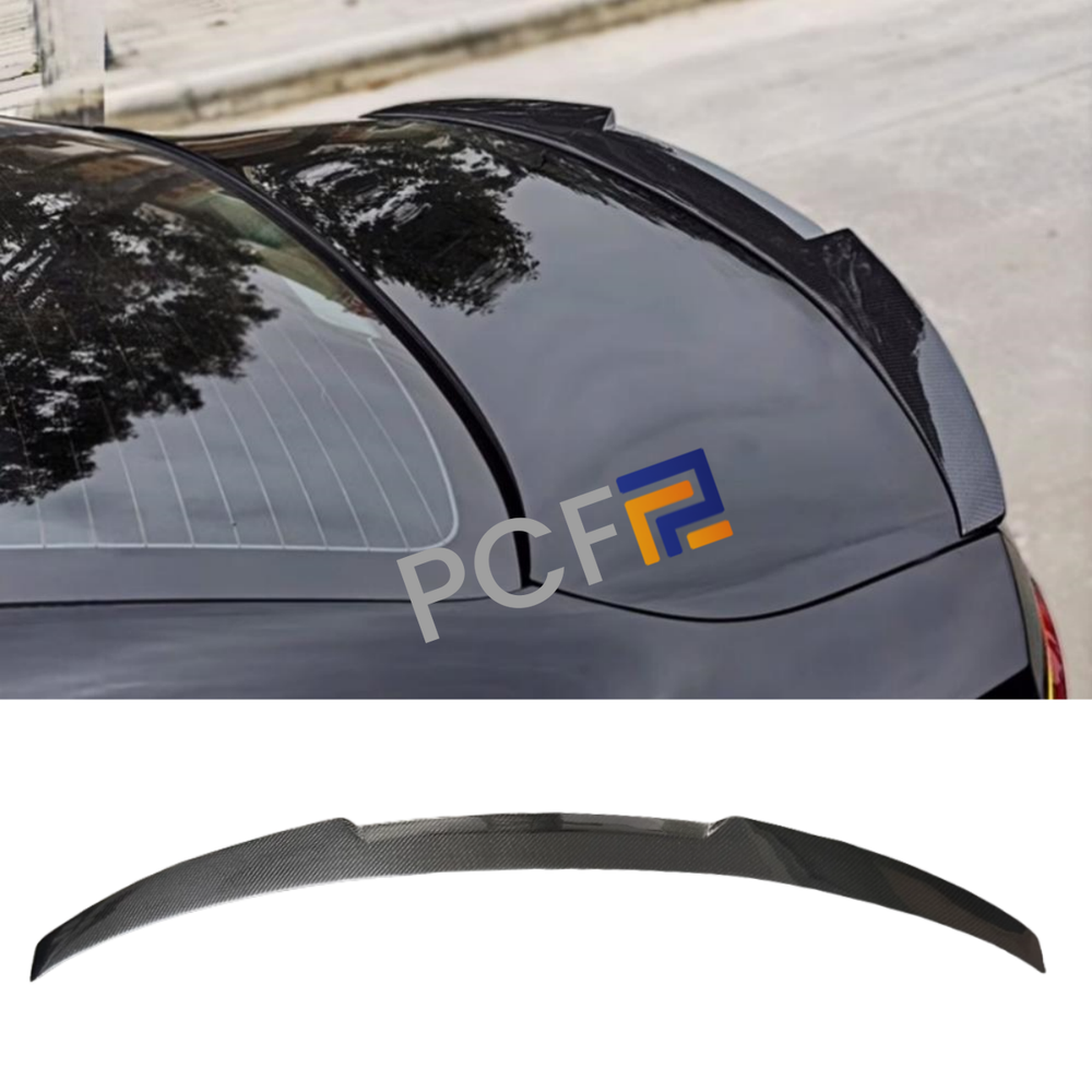Fit For 2021-2025 Volvo S90 Rear Trunk Real Carbon Fiber Rear Spoiler Wing