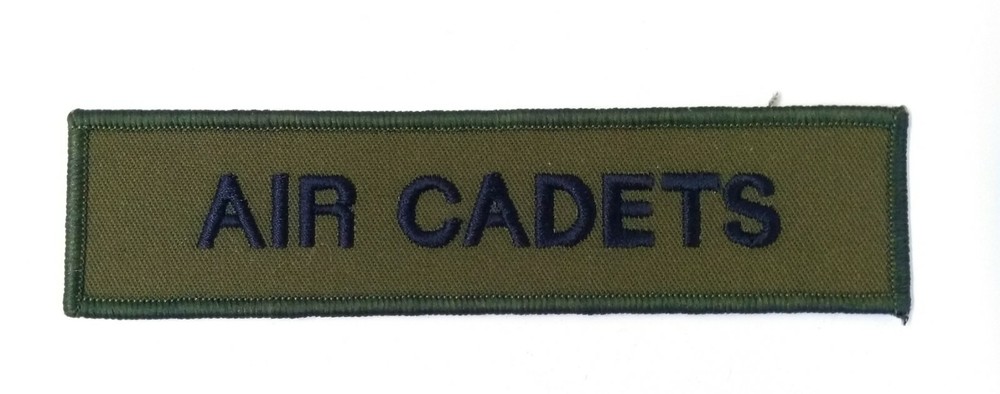 Genuine British Military Issue Air Cadets Chest ID Stripe / Bar GREEN ASPS343