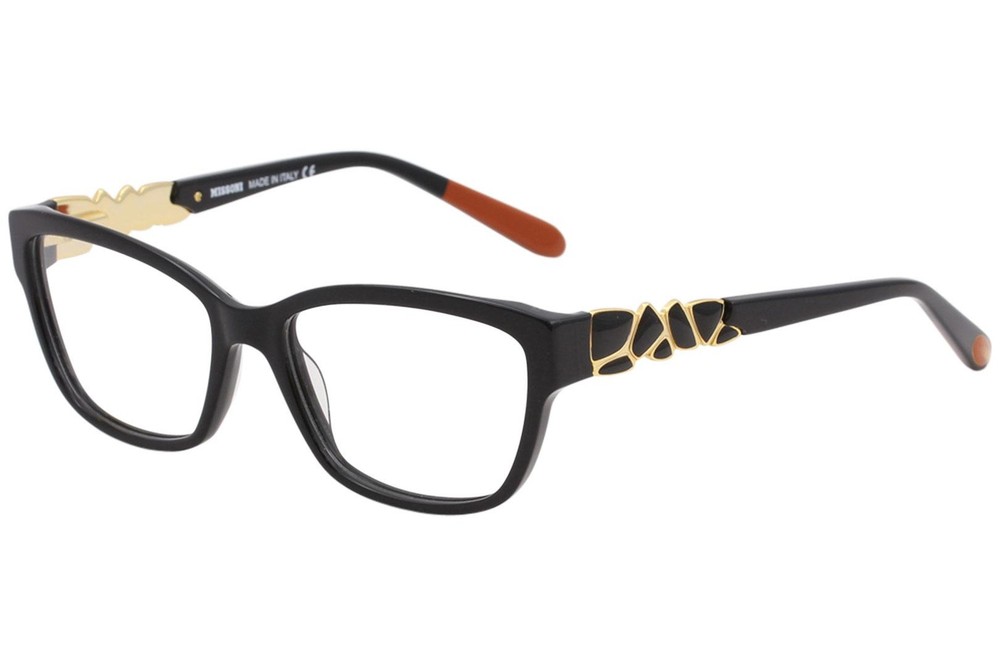 Missoni Women's Eyeglasses MI349V MI/349/V 01 Black Full Rim Optical Frame 54mm