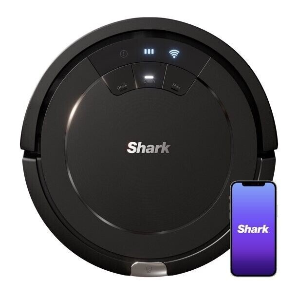 Shark Ion Robot Vacuum with Power Suction and Tri-Brush System - Black RV754