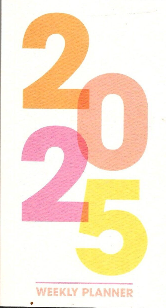 2025 POCKET  WEEKLY/DAILY  CALENDAR PLANNER DATE BOOK FREE SHIPPING