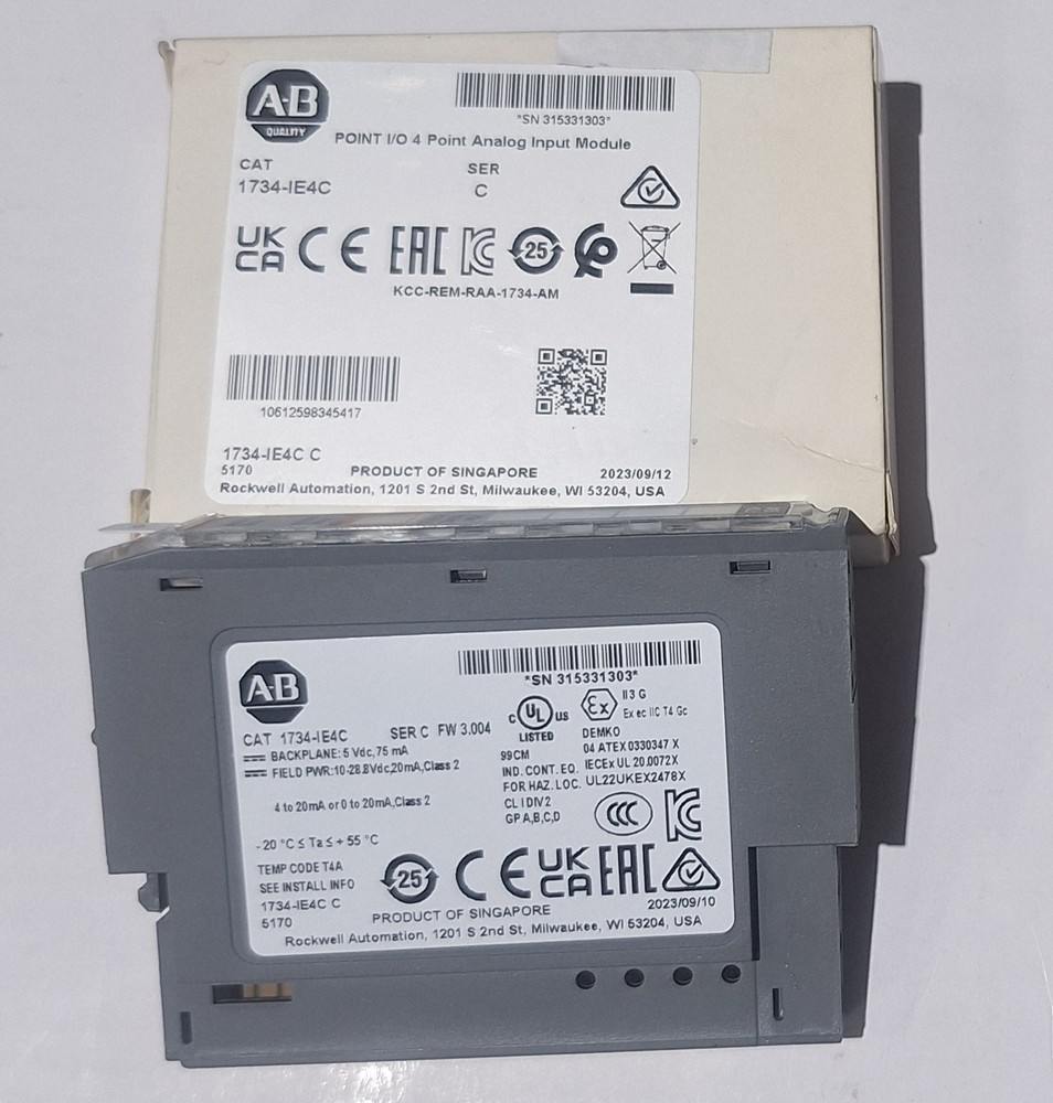 Allen-Bradley AB 1734-IE4C Ser C POINT I/O 4 Point Analog Input Module