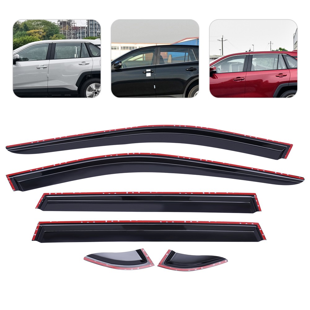 For Toyota RAV4 2019 - 2022 Window Wind Deflector Door Visor Rain Guard SET