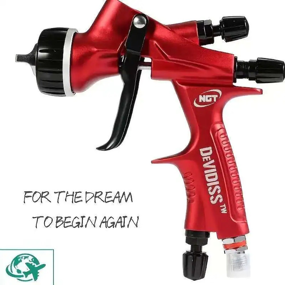DEVIDISS HVLP NGT Pro TE20 Lite Spray Gun Kit — 0.05 in Nozzle, Gravity Feed