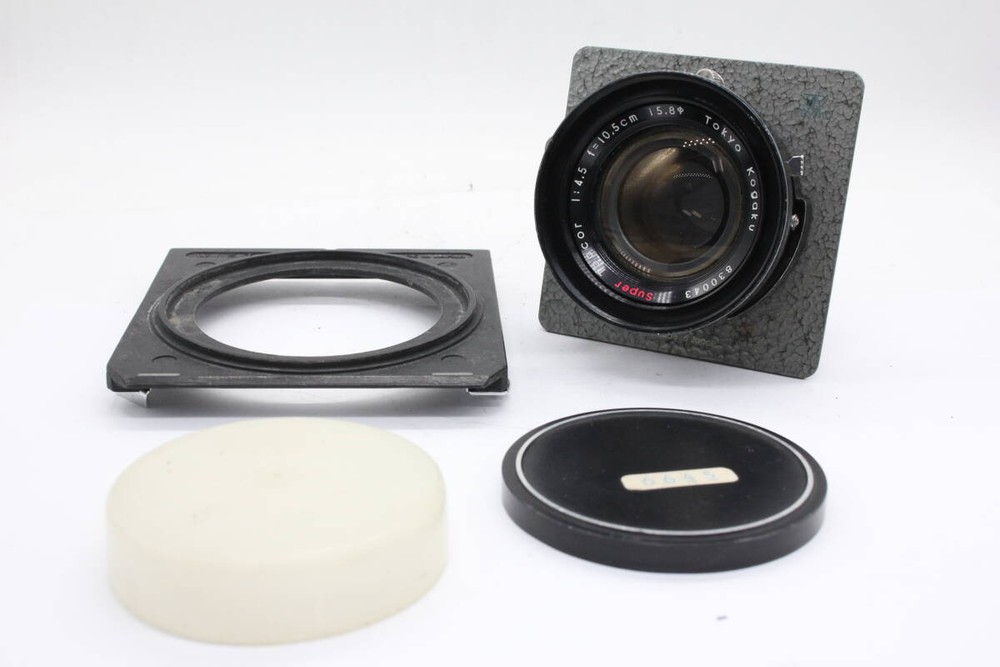 Topcon Super Topcor 10.5cm F4.5 Large Lens V4554 Imported from Japan