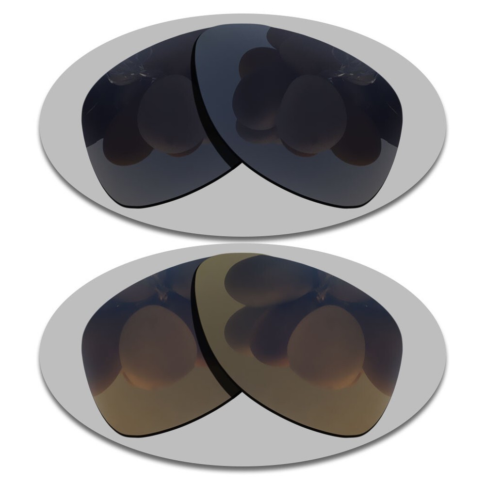 Black&Copper Anti-Scratch Replacement Lens For-Oakley Dispatch 2 Polarized