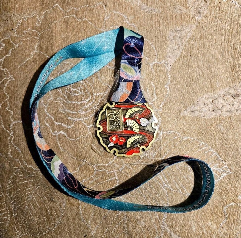 .UnusedKyoto Marathon 2025 Finisher Medal