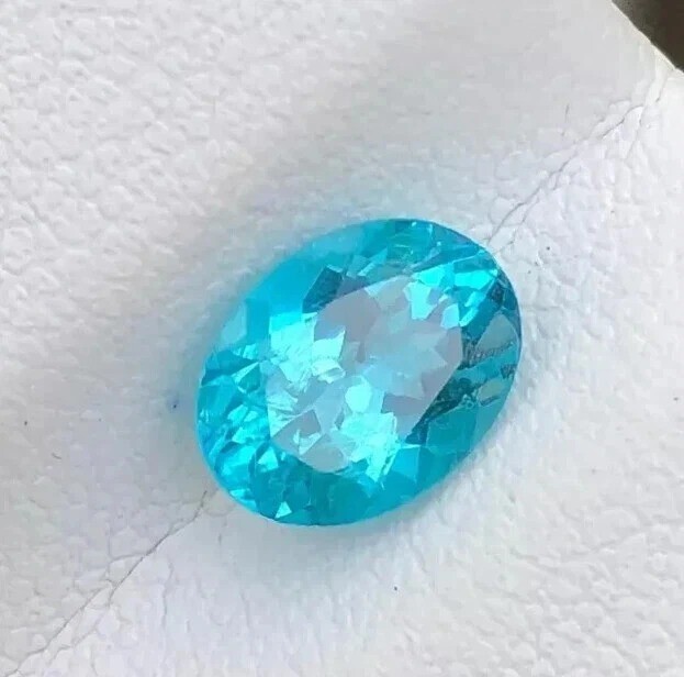 Brazil Paraiba Tourmaline 7+ Ct Loose Oval EGL Certified Natural Gem